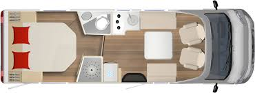 Burstner Delfin 736 2022 Motorhome Floorplan