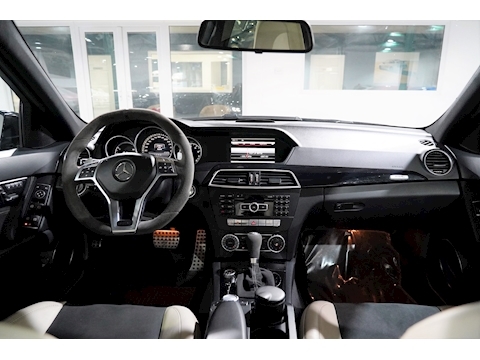 Mercedes-Benz 2014 Mercedes Benz C63 Amg Edition 507 6.3 V8 Saloon – Black & Cream - Left Hand Drive (LHD).