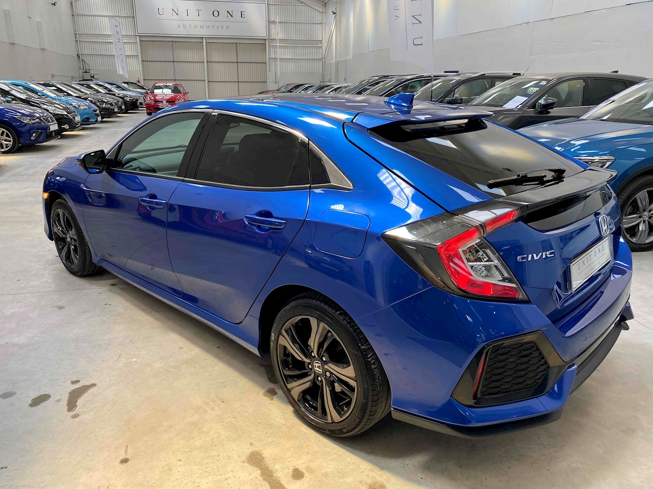 civic brilliant sporty blue