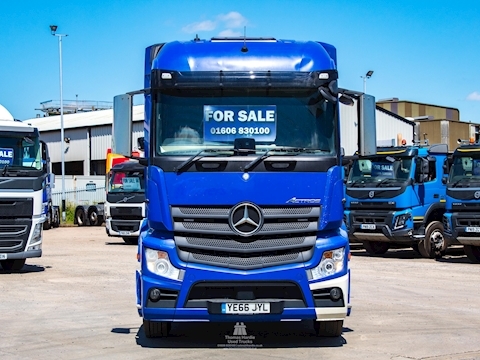 One Used Mercedes Actros 450 2445 6x2 Streamspace Tractor Unit