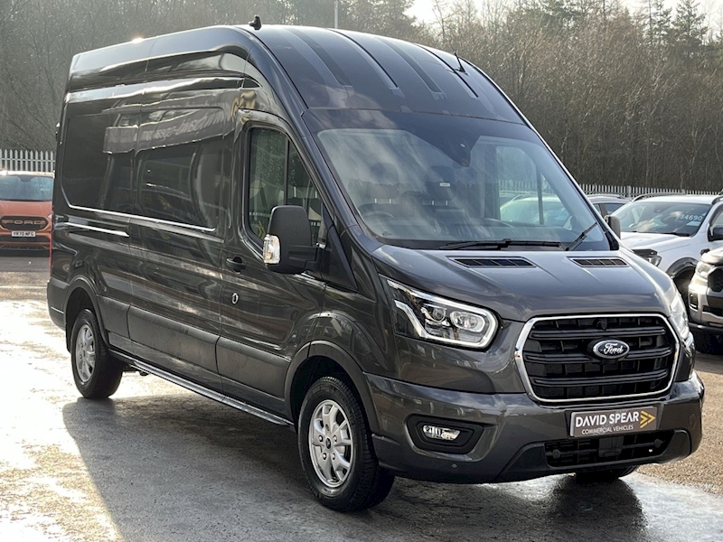 Ford Tdci 130ps 350 EcoBlue MHEV Limited L3 H3 Lwb High Roof with Air Con & Alloy Wheels 2.0 5dr Panel Van Manual Diesel