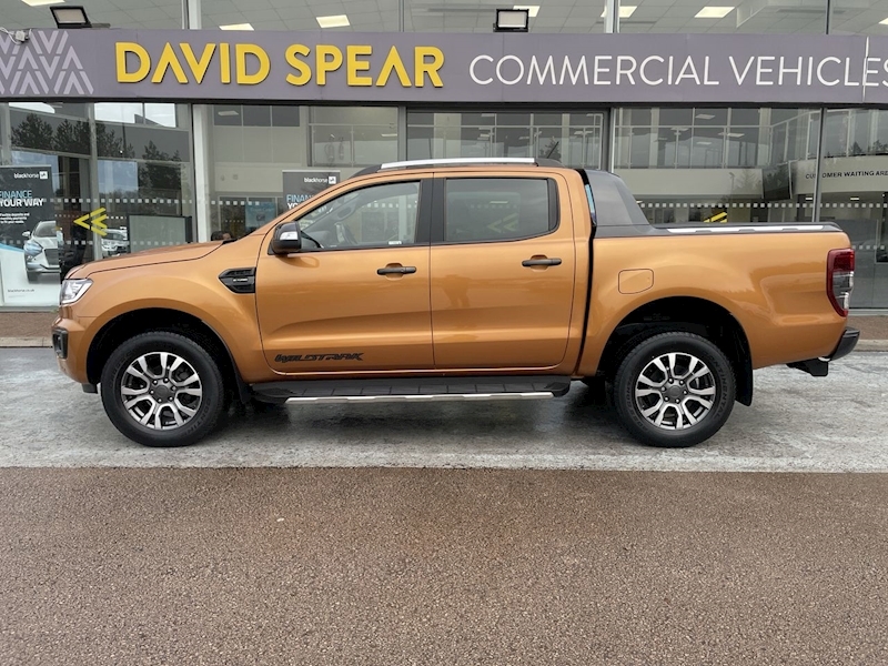 Ford Ranger TDCI 213ps Wildtrak 4x4 Dcb Cab Pick Up With NO VAT, Rear Load Cover, Sat Nav 2.0 4dr Pickup Automatic Diesel