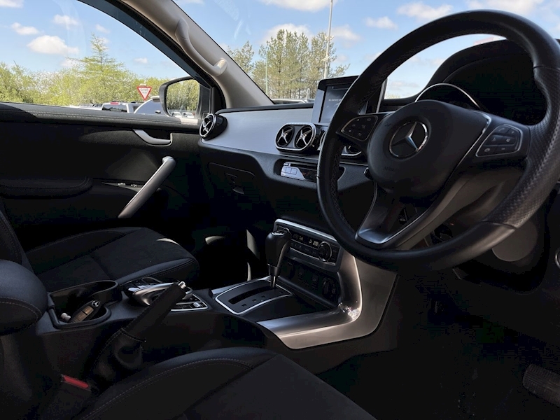 Mercedes-Benz X Class CDI 3.0Ltr V6 250ps Black Edition Power X350 7G + 4X4 Dcb Pick Up With RollnLock, Sat Nav & Rev Cam 3.0 4dr Pickup Automatic Diesel