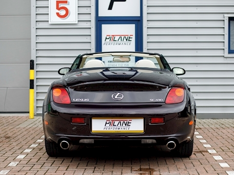 SC 430 4.3 Convertible 2dr Petrol Automatic (287 g/km, 282 bhp)