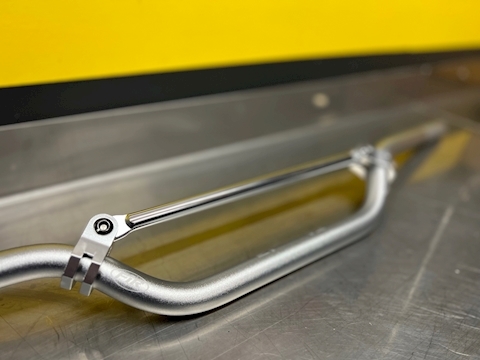 BRACED ALLOY HANDLEBARS FOR A ROYAL ENFIELD HIMALAYAN