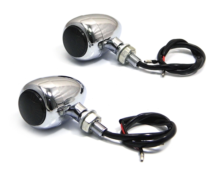 CHROME L.E.D SMOKED LENSE INDICATORS Image 1