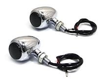 CHROME L.E.D SMOKED LENSE INDICATORS Image 1