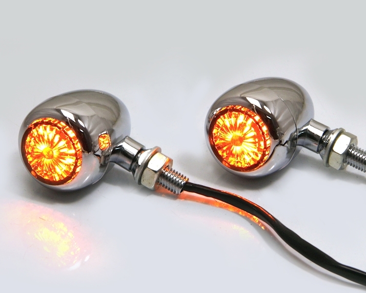 CHROME L.E.D SMOKED LENSE INDICATORS Image 2