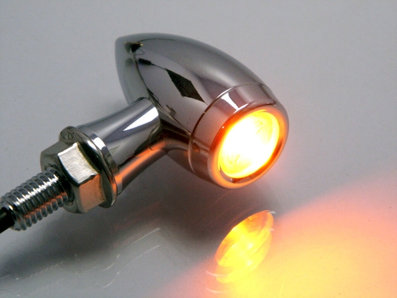 MICRO L.E.D CHUBBY CHROME INDICATORS Image 2