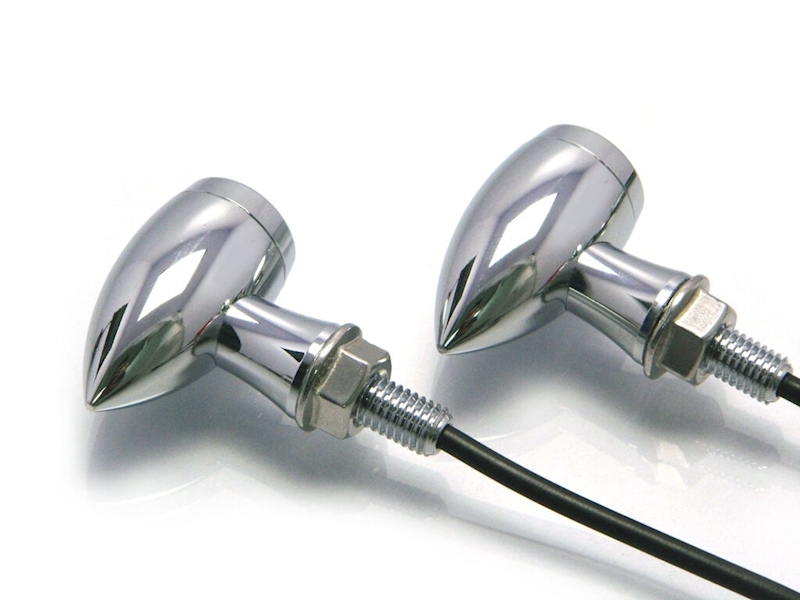 MICRO L.E.D CHUBBY CHROME INDICATORS Image 3