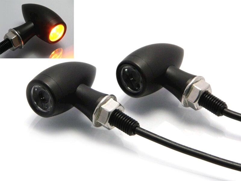 MICRO L.E.D CHUBBY BLACK INDICATORS Image 1