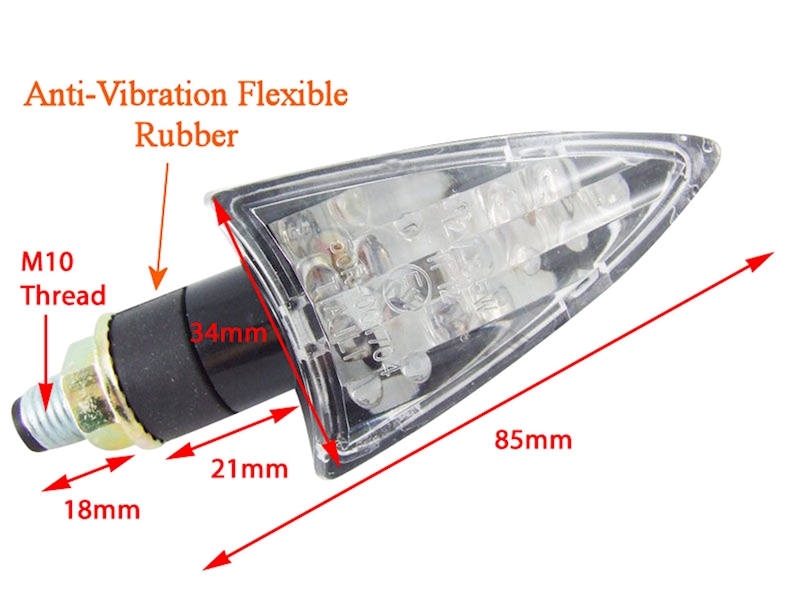 BLACK POINTY LED INDICATORS Image 1
