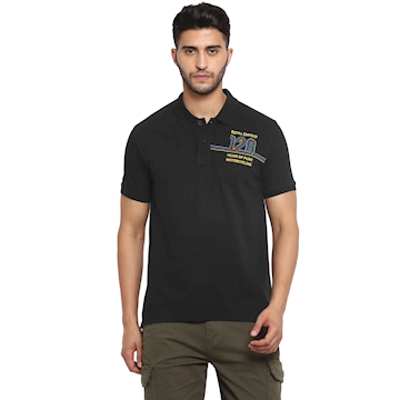 120TH ANNIVERSARY POLO SHIRT BLACK