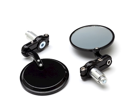 BLACK BAR END MIRRORS