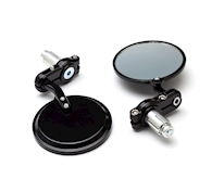 BLACK BAR END MIRRORS Image 1