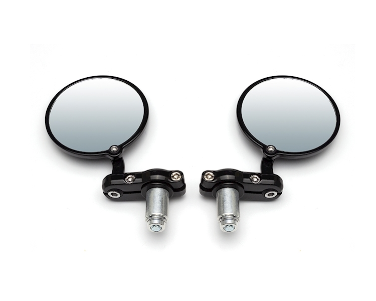 BLACK BAR END MIRRORS Image 4