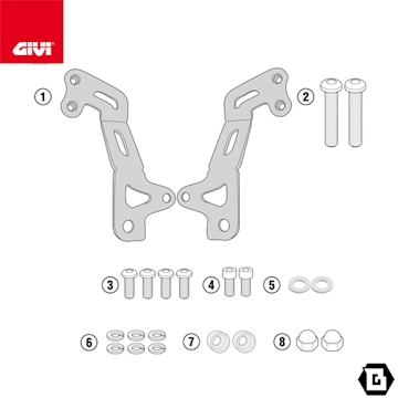TOURING SCREEN MOUNT KIT
