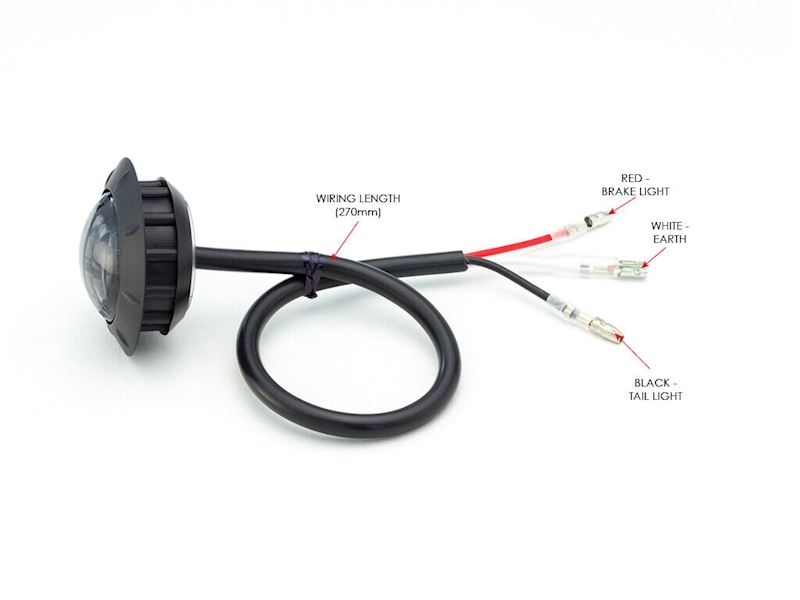 STOP TAIL LIGHT L.E.D FLUSH MOUNT SMOKED Image 3