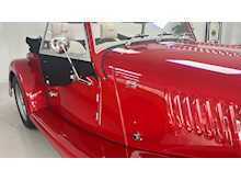 MORGAN PLUS FOUR FINISHED IN METALLIC RED