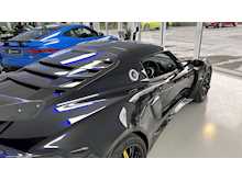 LOTUS EXIGE SPORT 410 FINISHED STARLIGHT BLACK WITH YELLOW DECALS