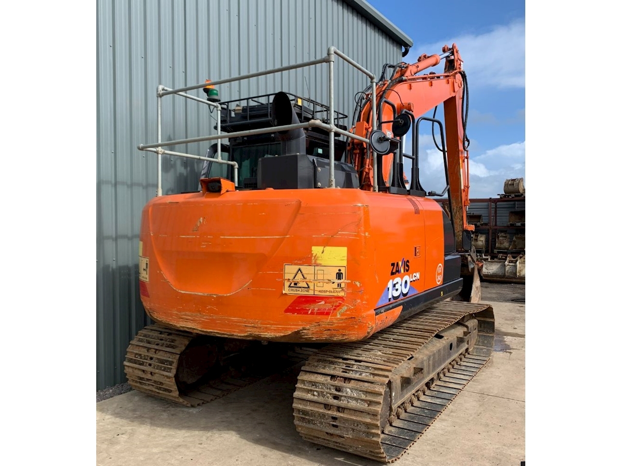 Used 2017 Hitachi ZX130LCN6 2017 For Sale (U26) Iron & Earth