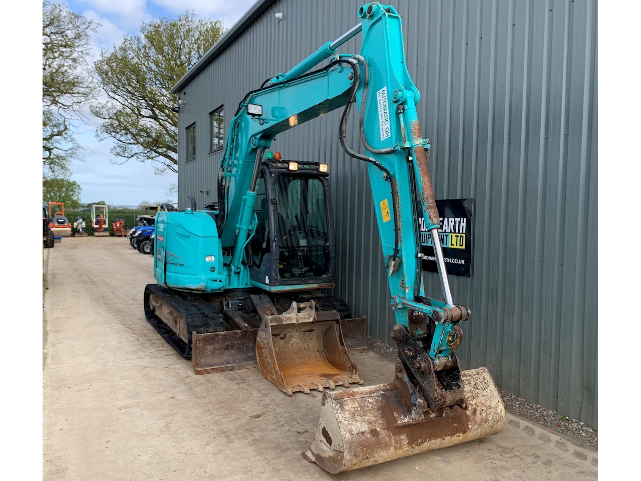 Used 2017 Kobelco Sk75sr-3e 2017 For Sale (u81) 