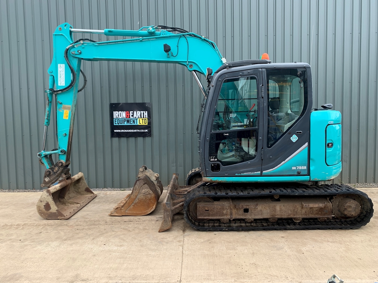 Used 2017 Kobelco SK75SR-3E 2017 For Sale (U81) | Iron & Earth ...