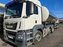 MAN TGS 25 440 with Stainless Tanker 