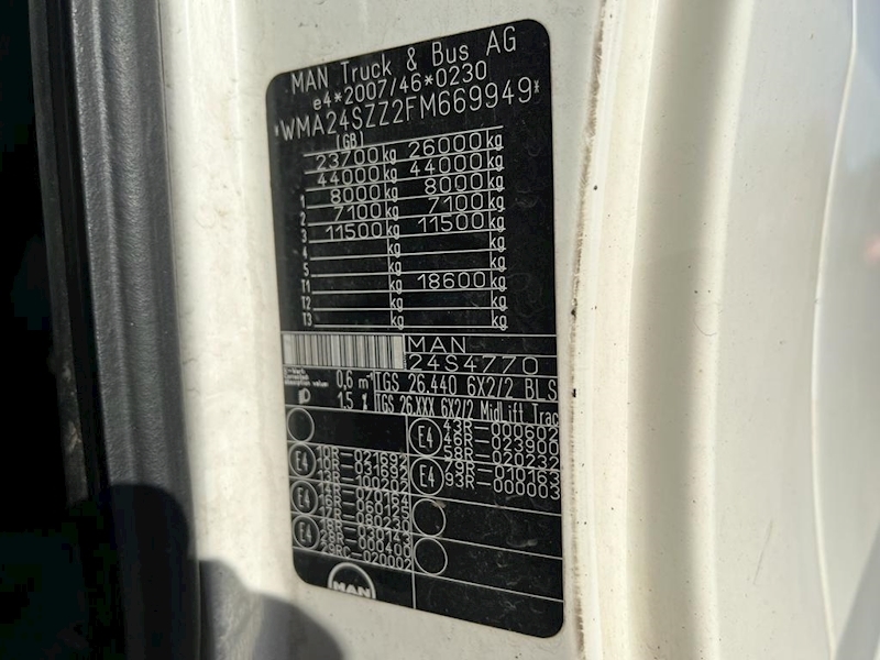 MAN TGS 25 440 with Crossland Stainless Tanker