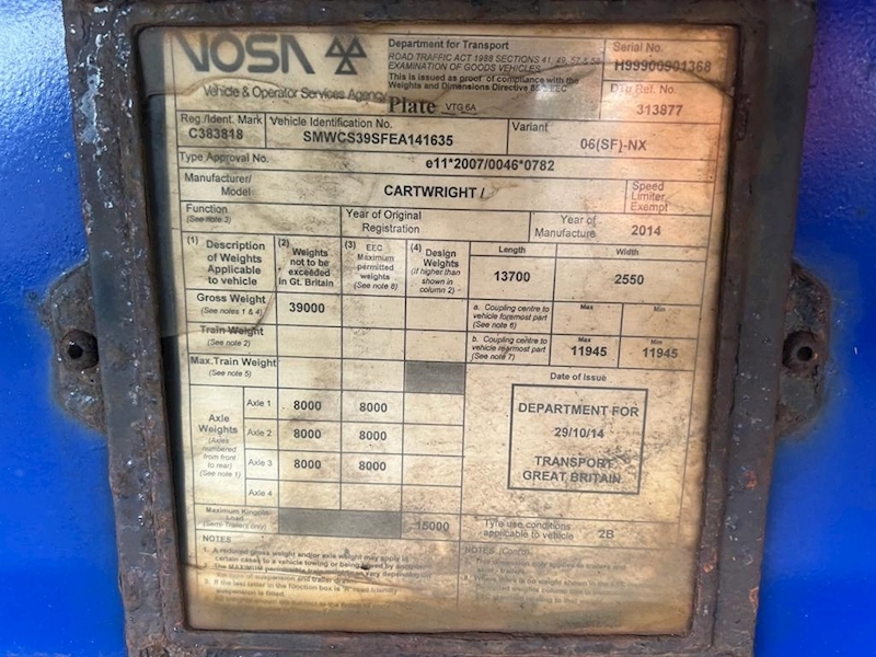 Cartwright Curtain Side Trailer