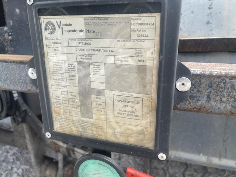 Crane Fruehauf Trailer