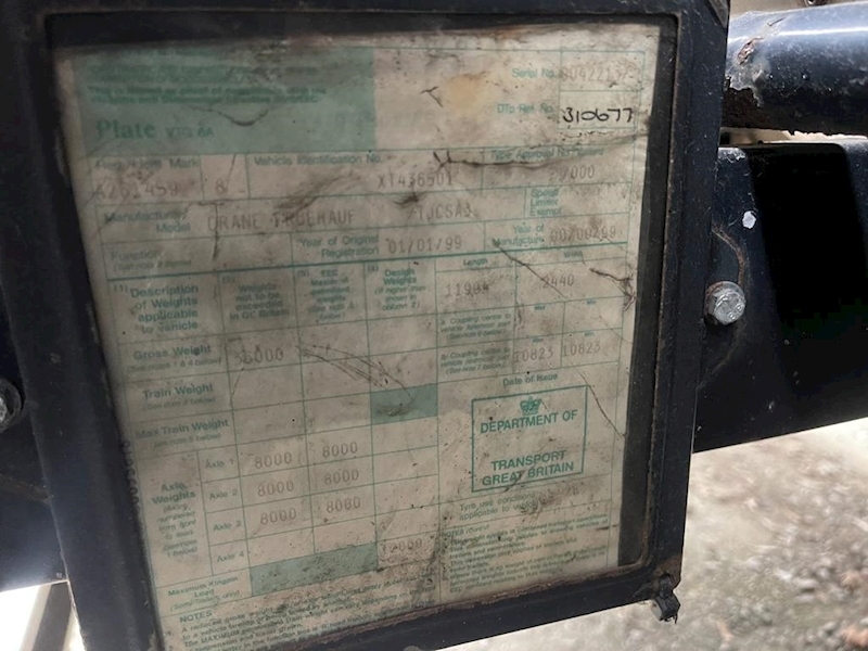 Crane Fruehauf Trailer 