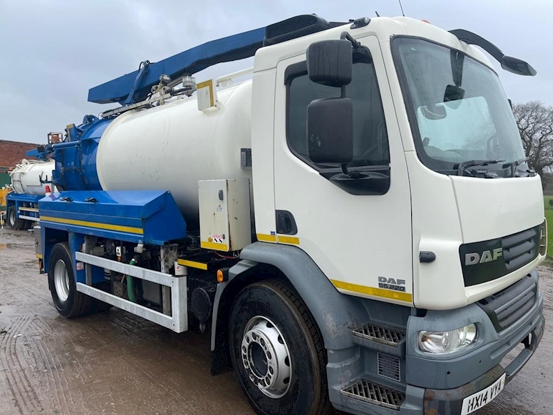 DAF 55 250 18 Ton Whale Jet Vac Tankers