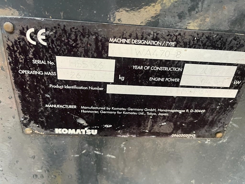 Komatsu WA470-8 Loading Shovel