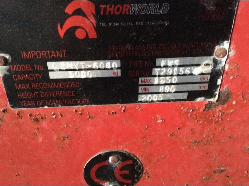 Thorworld 39 Ft 3 Ton Loading 