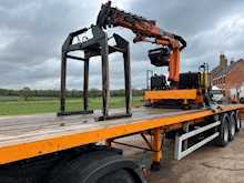 Dennison Brick Trailer Fitted with Atlas Brick Crane 
