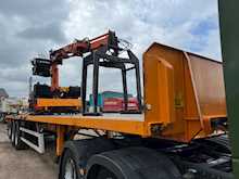 Dennison Brick Trailer Fitted with Atlas Brick Crane 