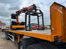 Dennison Brick Trailer Fitted with Atlas Brick Crane 