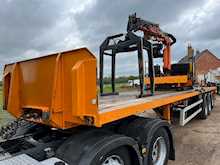 Dennison Brick Trailer Fitted with Atlas Brick Crane 
