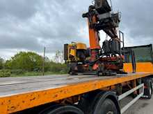 Dennison Brick Trailer Fitted with Atlas Brick Crane 