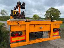 Dennison Brick Trailer Fitted with Atlas Brick Crane 