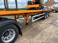 Dennison Brick Trailer Fitted with Atlas Brick Crane 