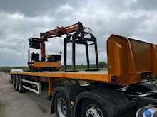 Dennison Brick Trailer Fitted with Atlas Brick Crane 