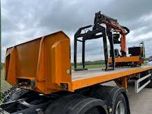 Dennison Brick Trailer Fitted with Atlas Brick Crane 