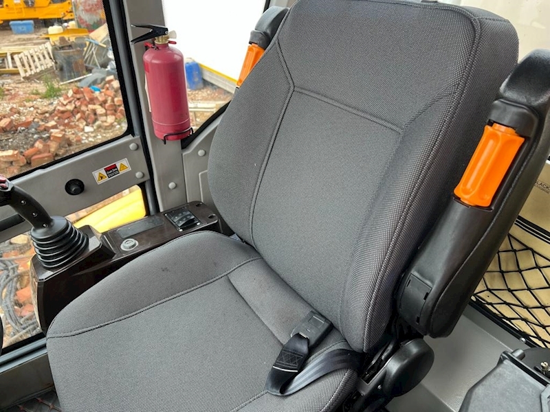 Black And White Articulated Telehandler