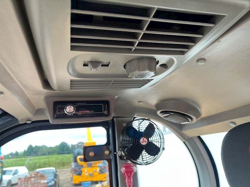 Black And White Articulated Telehandler