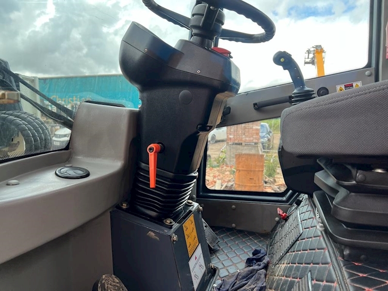 Black And White Articulated Telehandler