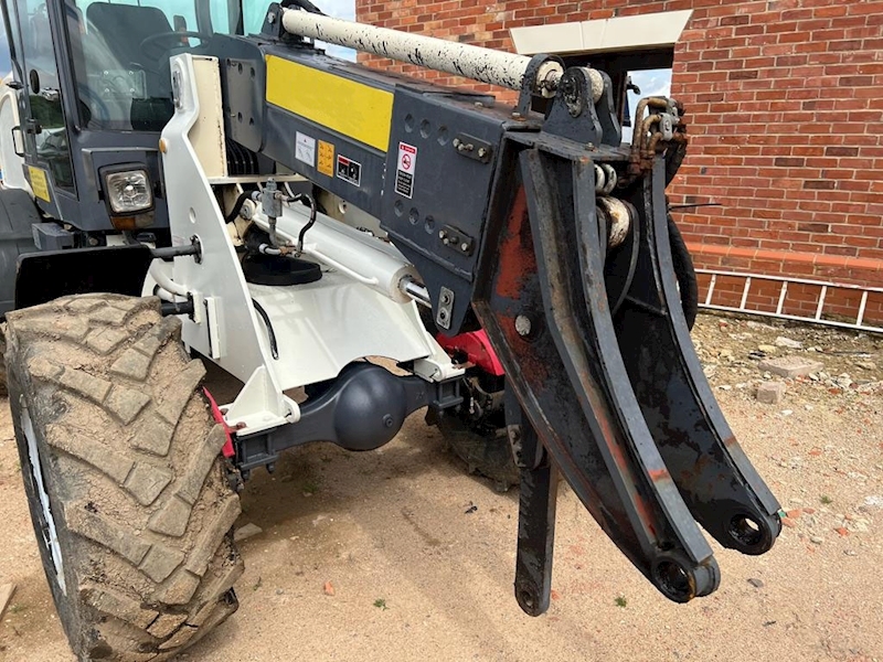 Black And White Articulated Telehandler