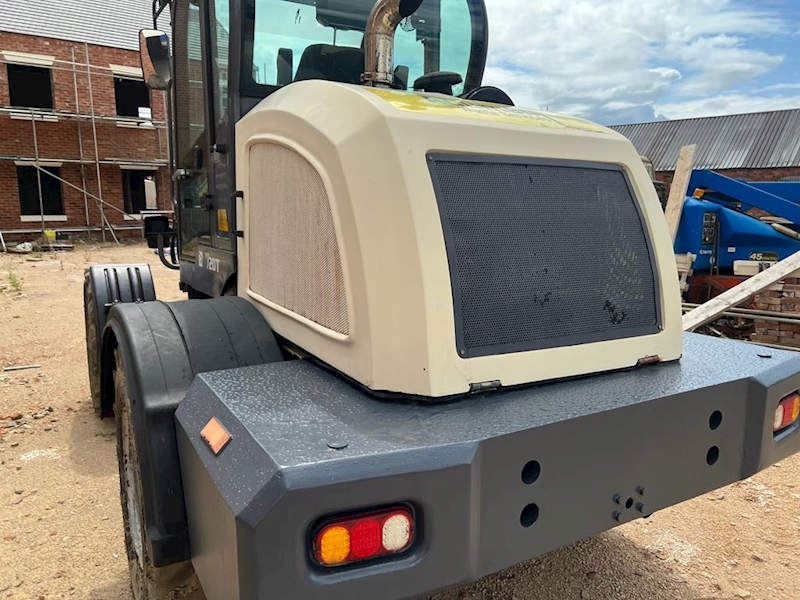 Black And White Articulated Telehandler