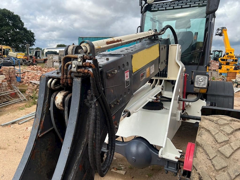 Black And White Articulated Telehandler